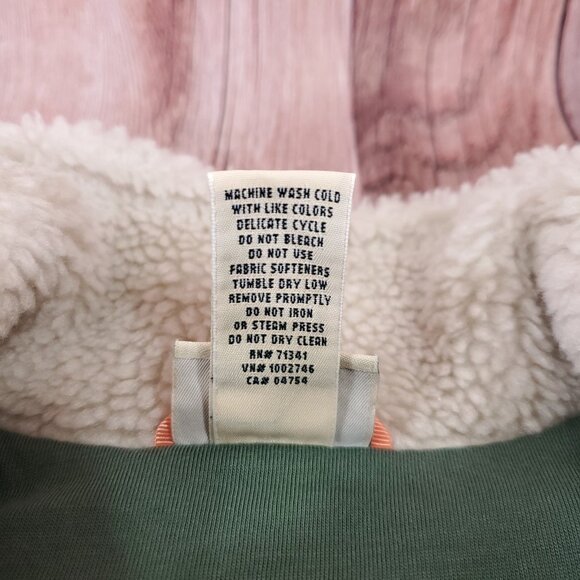 *FLAW* LL Bean Beans Sherpa Fleece Vest Womens Medium Regular Full Zip 519066 - Picture 13 of 16